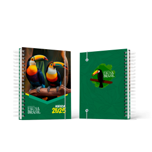 Agenda 2025 offset 75g 15,5x21cm 4x4  Encadernação were o 1.1/8 Personalize Sua Capa! Envie sua arte em CDR OU PDF