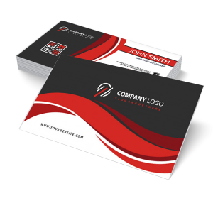 Cartão de Visita - 4x1 Couchê 250 gramas 8,8x4,8 4X1 Verniz UV Total Frente Corte Reto Colorido Frente, Verso Preto e Branco