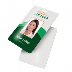 CRACHÁ PVC 54x86mm 4x0  Corte Arredondado 